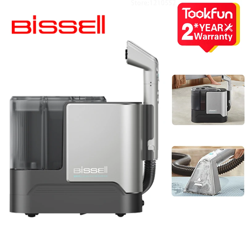 BISSELL Steam Fabric Washing Machine Vacuum Cleaner Multifunctional Portable Mite Remover Sofa Carpet Fabric Cleaner Pet Bath