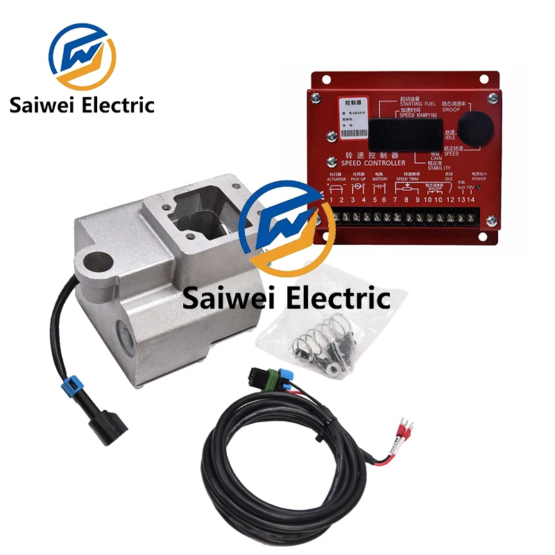 DK2010 grupo electrógeno diésel interruptor de control de velocidad del motor control de velocidad variable ADC175 12V 24V