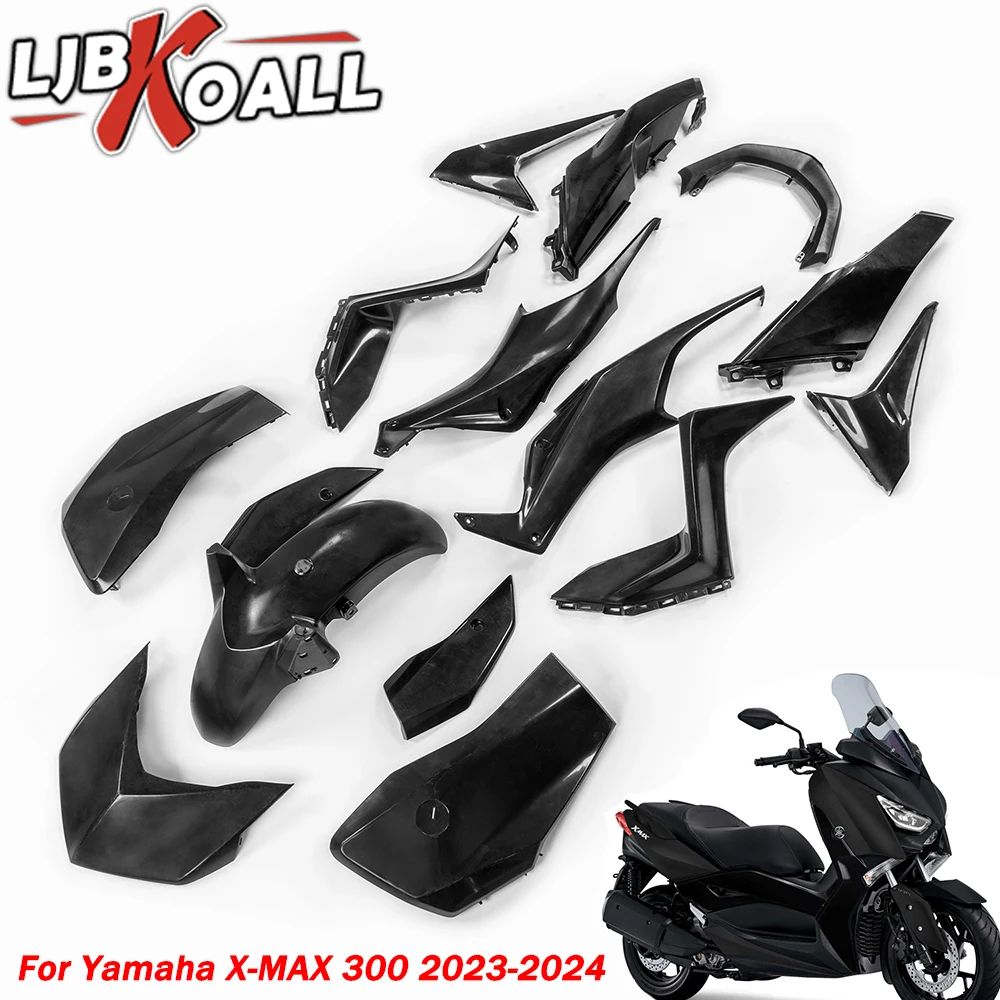 

XMAX300 Motorcycle Injection Panel Bodywork Frame Protector Kits Set For Yamaha X-MAX 300 2023 2024 XMAX 300 Fairing Accessories