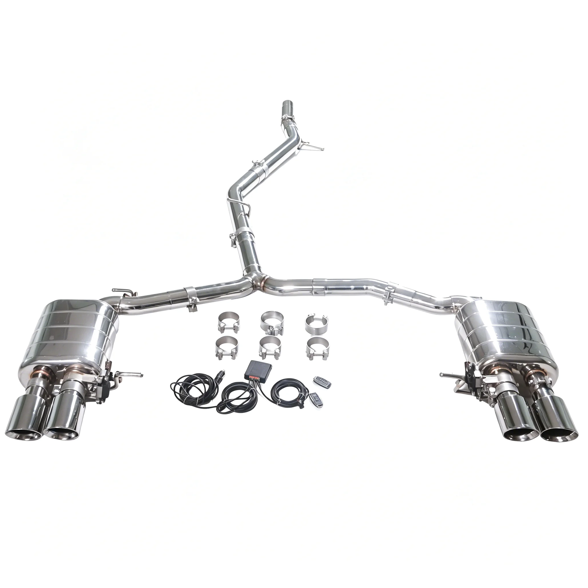 

GFC is suitable for 2024 Audi A6 C8 2.0T 4WD 304 stainless steel Catback Valvetronic exhaust system