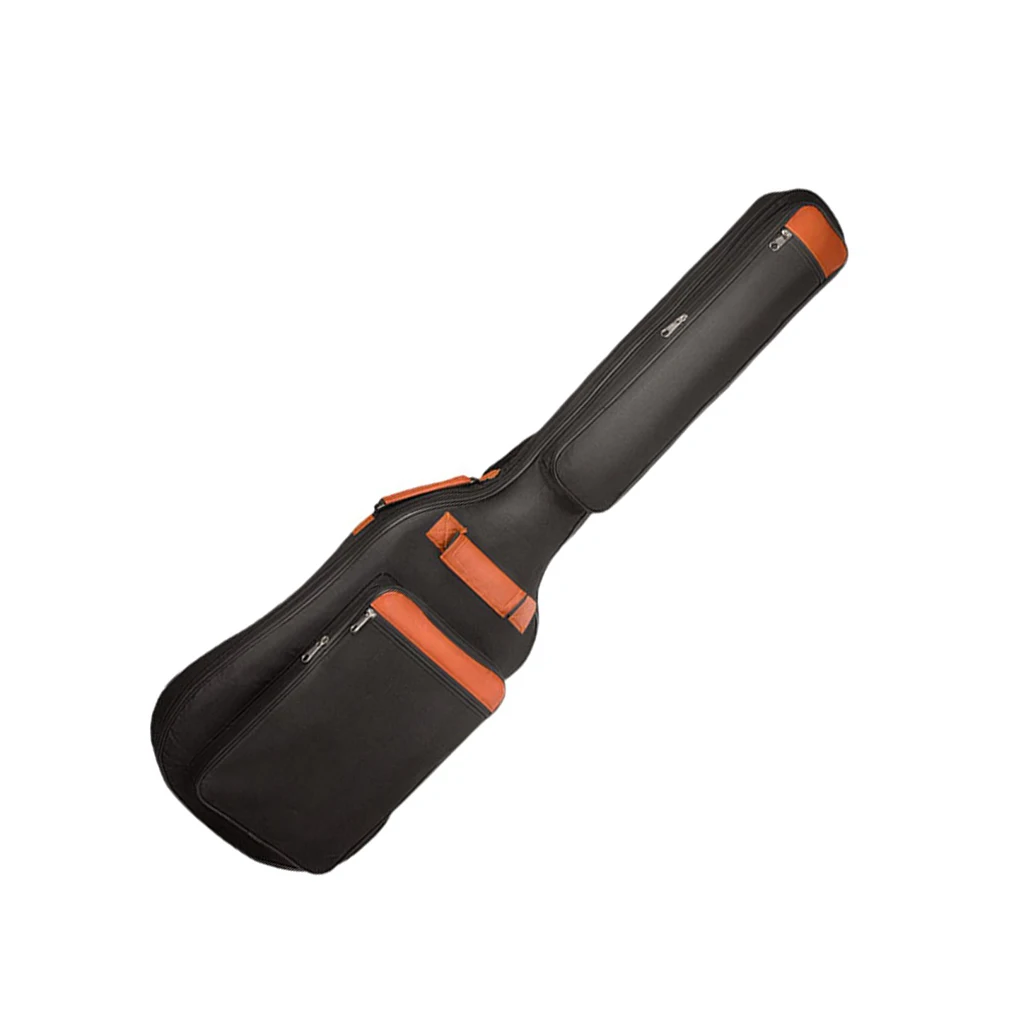 

Тканевый рюкзак для бас-гитары с гладкой молнией, устойчивый к царапинам, легкий, удобный, сумка для гитары