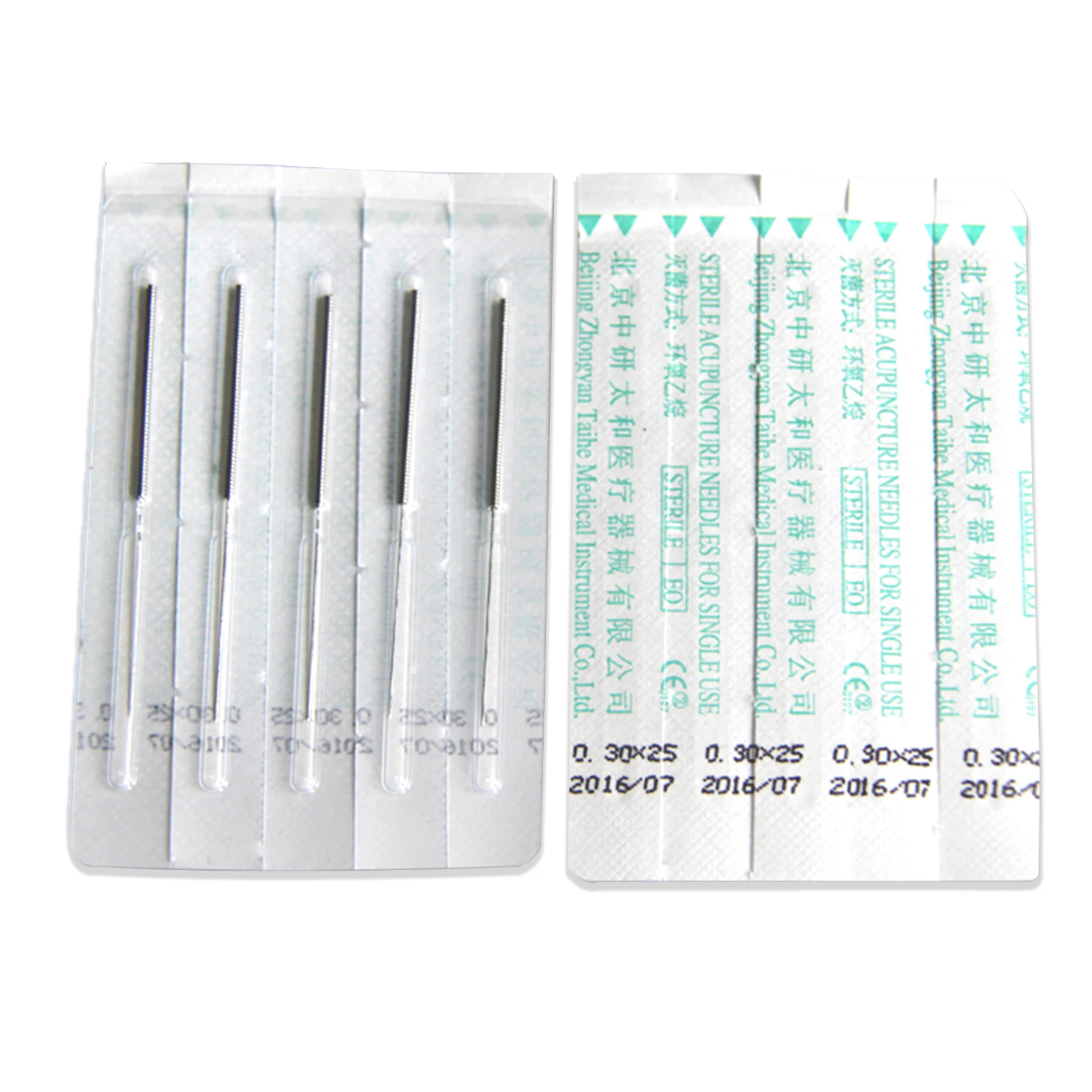 100pcs Acupuncture Needle  without Tube Zhongyan Taihe Acupuncture Needles Disposable Acupuncture Needle