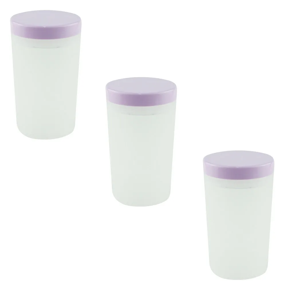 

3Pcs Nail Art Pen Cleaning Cup for Uv Gel Polish Remover Soaking Brush Holder Organizer Nail Salon Home Use Beauty Tools