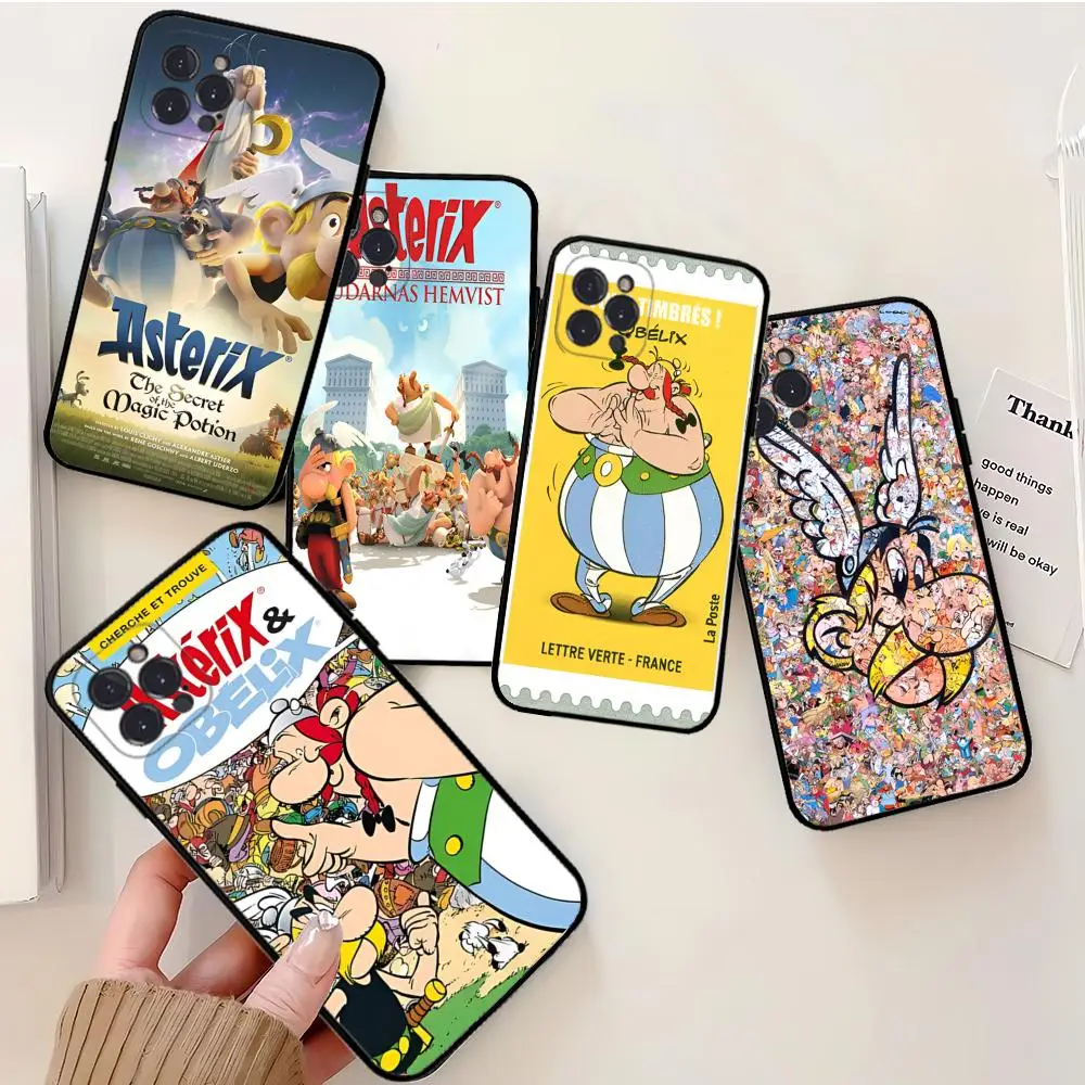 A-Asterix O-Obelix Phone Case Silicone Soft for iphone 15 14 13 12 11 Pro Mini XS MAX 8 7 6 Plus X XS XR Cover