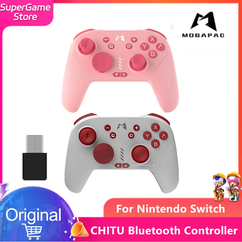 MOBAPAD CHITU Беспроводной Bluetooth-контроллер ALPS Джойстик Поддержка Nintendo Switch/Switch Oled Win10/11 Android iOS Геймпад