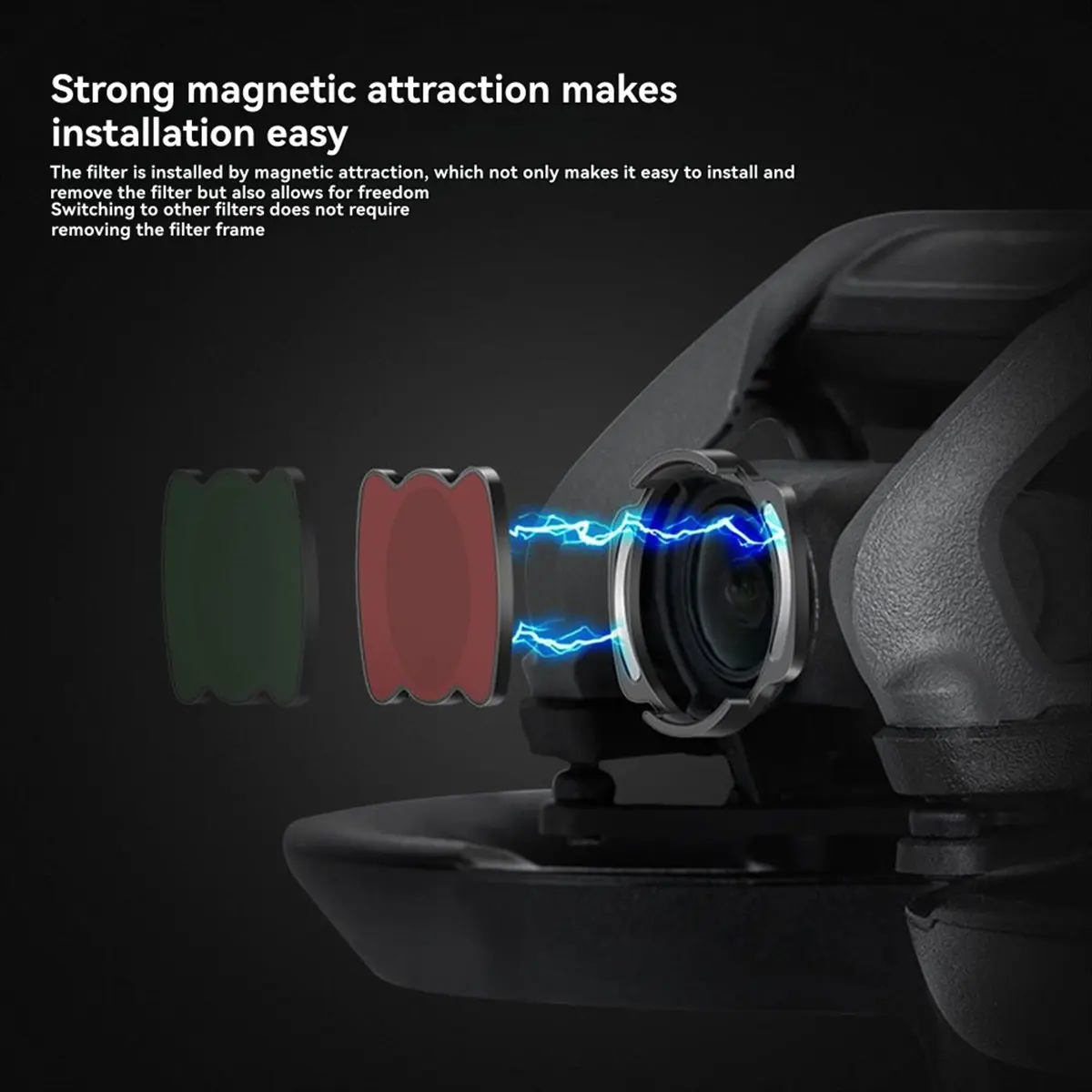 

M05K Adjustable Gimbal Filter for DJI Avata ND Filter Kit ND 8/16/32/64 Magnetic Filter Kit Drone Accessories