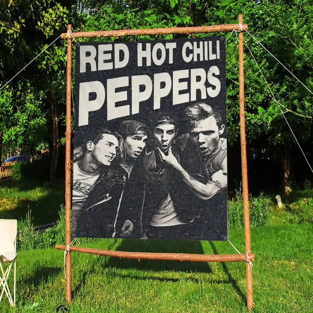 Banda de rock Red Hot Chili Peppers Tienda de gran tamaño Promoción de arte Cabina publicitaria Bandera Banners colgantes
