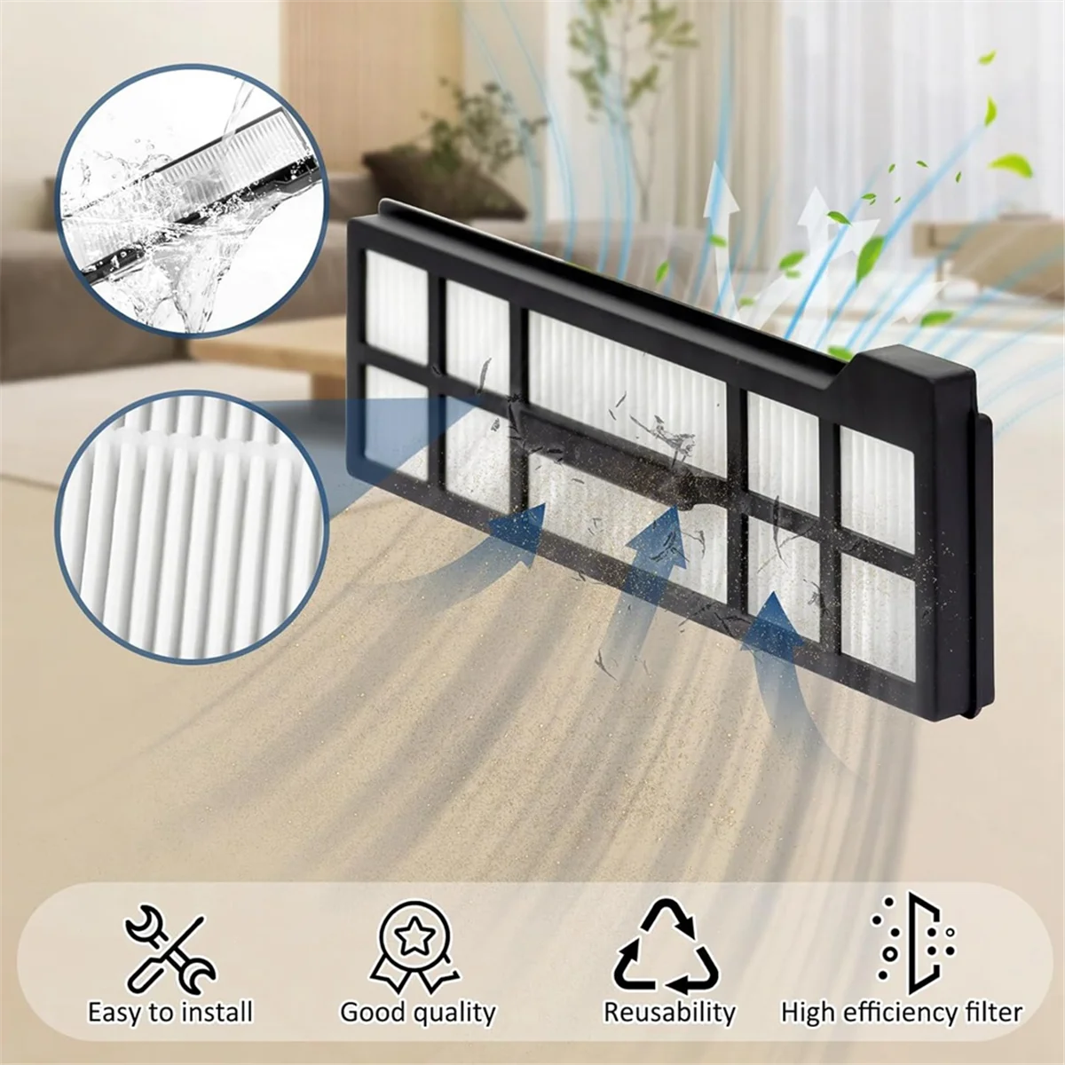 

Комплект аксессуаров для замены деталей пылесоса X10 Pro Omni