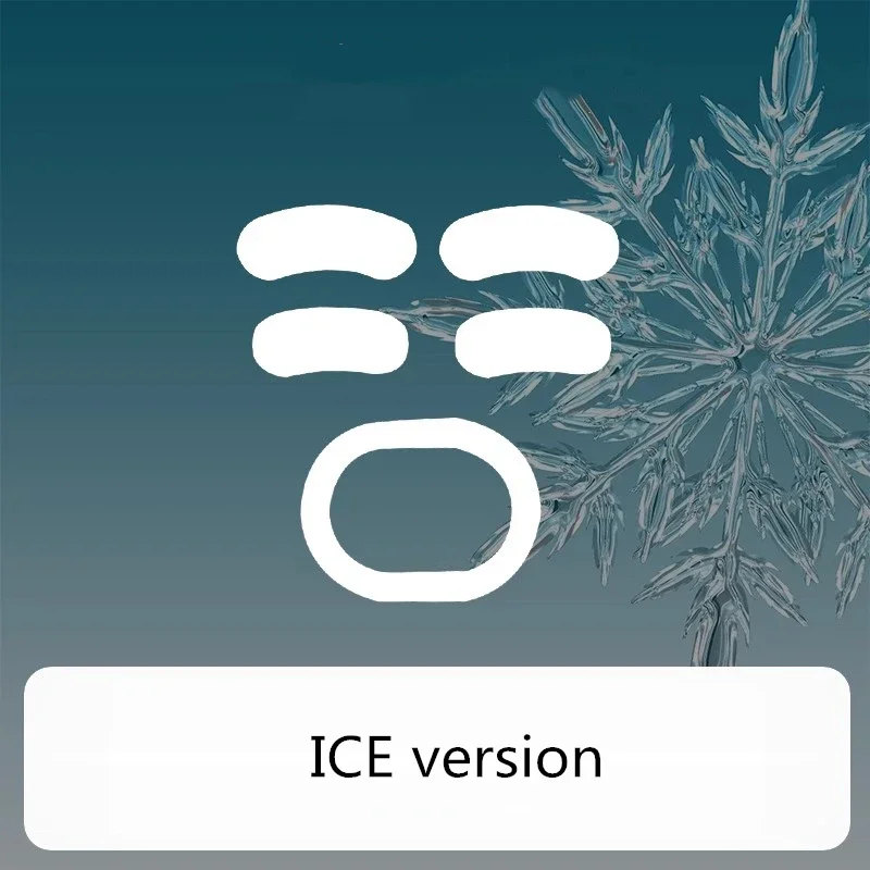 1 Set Ultraglide Mouse Skates For Angry Miao AM Infinity Mouse Control Speed Silence Feet ICE Version Mice Glides PTFE 0.75mm
