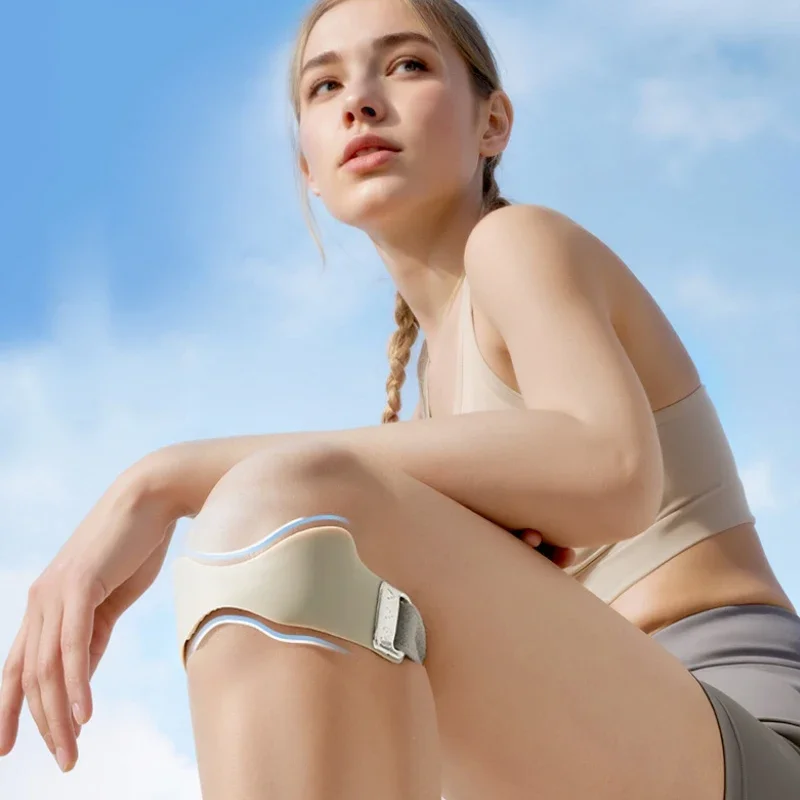 

Регулируемый силиконовый ремень надколенника, наколенники, защита колена, защитное оборудование для бега и езды на велосипеде, защитный пояс для колена