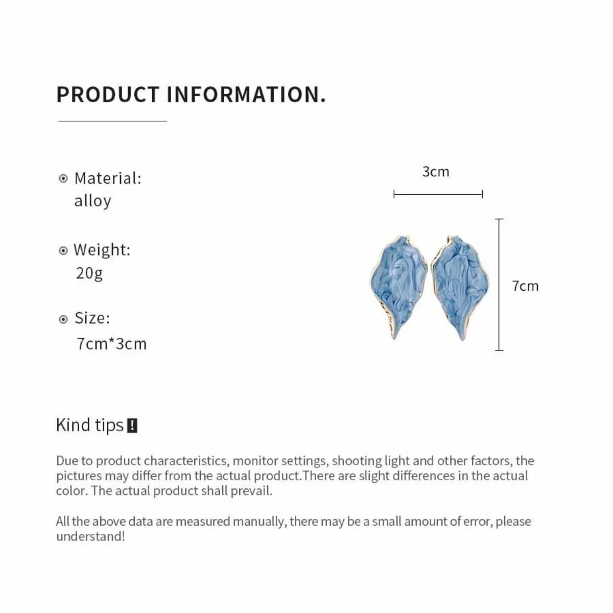 Einzigartiges Design Große Blatt-Statement-Ohrstecker für Frauen, Gekräuselte Gehämmerte Bunte Emaille-Baumblätter-Ohrringe, Partyschmuck – Detail 31
