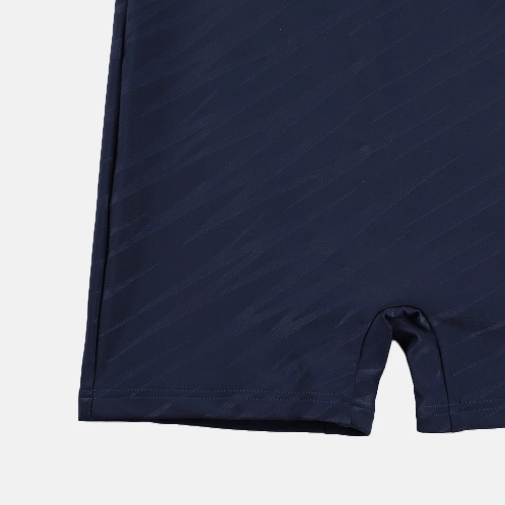 Anfilia Maiô esportivo de uma peça para meninas tamanho 8-14 Boyleg alta elástica Racerback traje de banho para treinamento atlético