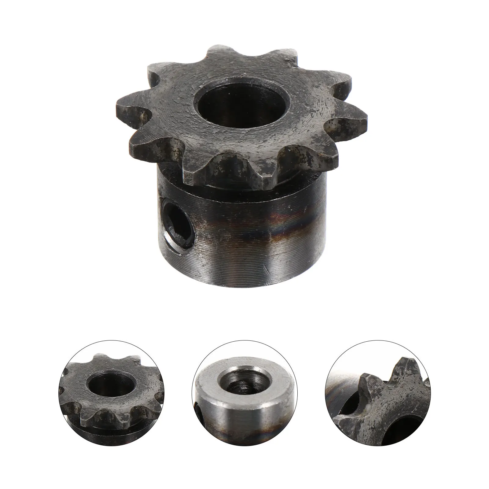 

10 Teeth Finished Bore Motor Metal Sprocket Single Sprocket for Machine Gear Parts Drive Transmission Accessories