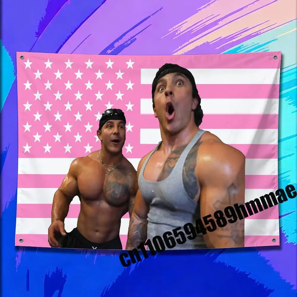50x70cm Wall Outdoor Garden Bedroom Decorate Banner Tapestry Flags For America TREN TWINS Christian Michael Gaiera Flag