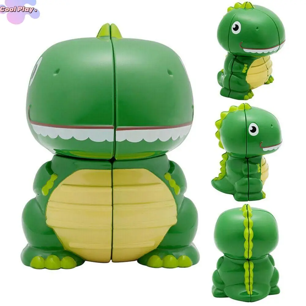 

Cartoon Birthday Gift Enlightenment Animal Modeling Toys For Kids Irregular Magic Cube Speed Cube Dinosaur Cube Brain Training