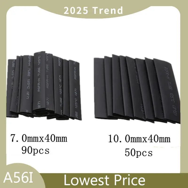 ABDD 260Pcs Peeping Copper Tube Terminal 120Pcs SC Wiring Terminal 140Pcs Copper Nose Heat Shrink Tube Combination