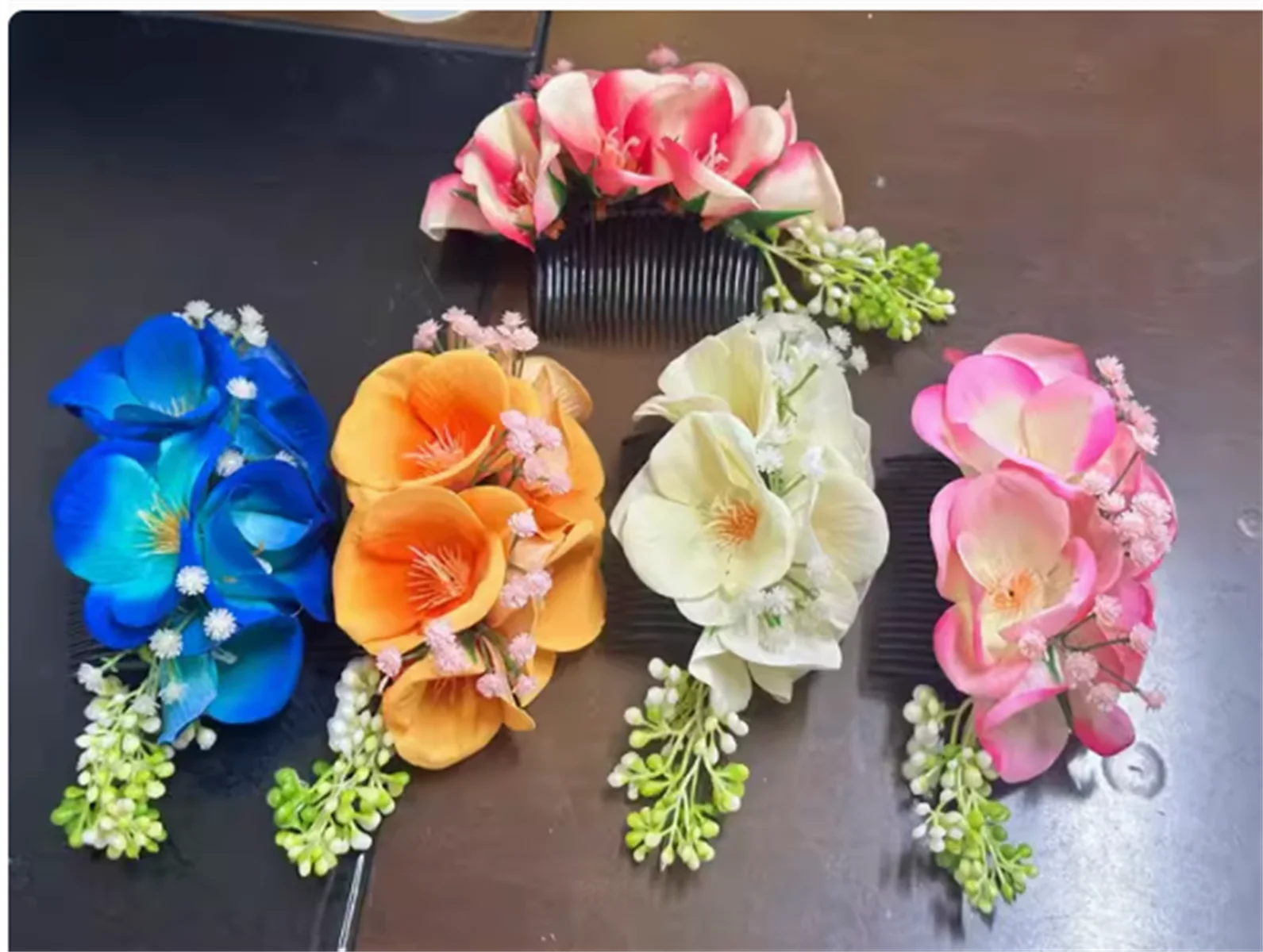 

Xishuangbanna Dai ethnic group headband clothing accessories handmade flower simulation flower