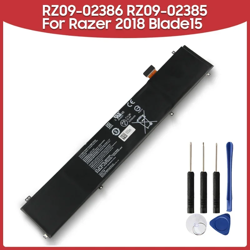 

Replacement Battery 5209mAh RC30-0248 RZ09-0288 For Razer 2018 Blade15 RZ09-02386 RZ09-02385 RZ09-0367 Rechargeable Batteries