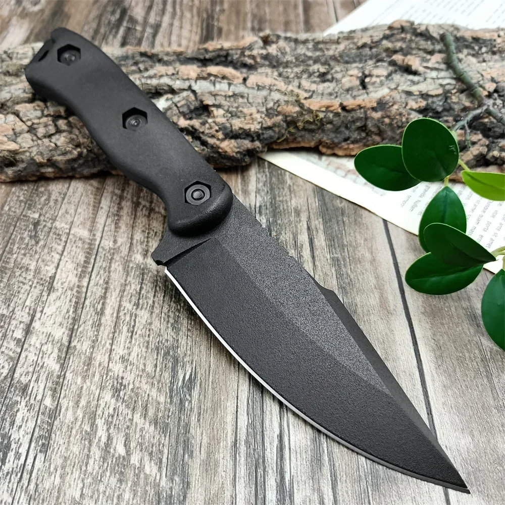 BK18 Fixed Blade D2 Blade Nylon Fiberglass Handle High Quality Hidden Tang Knife EDC Hunting Camping Tactical with Kydex Sheath