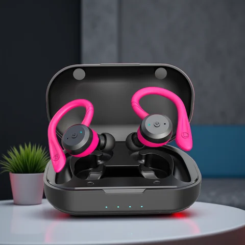 20 horas de tempo de reprodução natação à prova dbluetooth água bluetooth fone duplo estilo esporte sem fio fone tws ipx7 fones estéreo