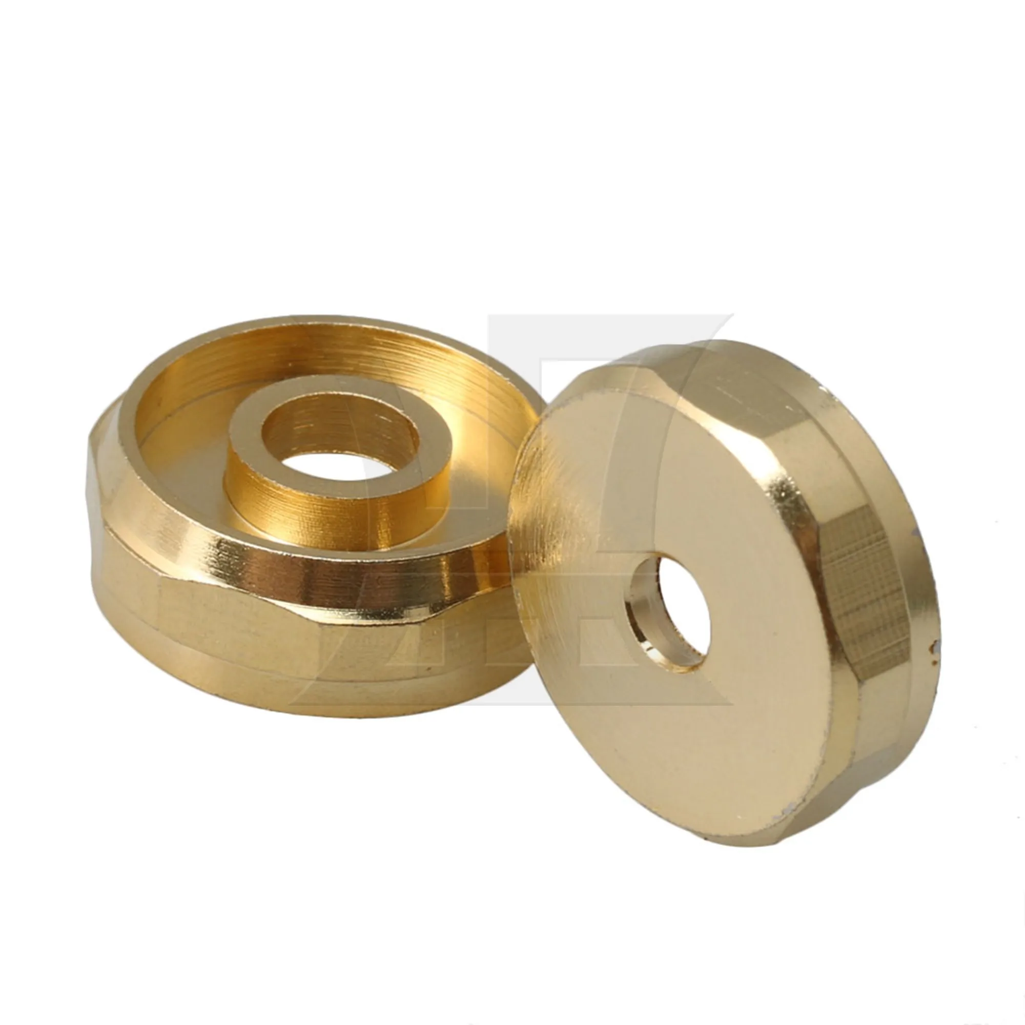 Yibuy 3 Packs Trumpets Finger Buttons Abalone Shell Connecting Rods Valve Caps