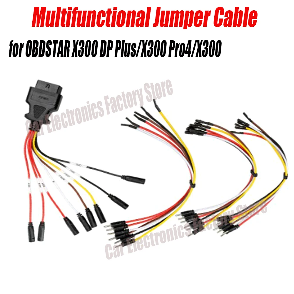 Multi‑Function Jumper Cable For OBDSTAR X300 DP Plus X300 Pro4 Auto Diagnostic Bench Test Jumper Wire