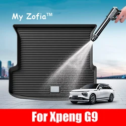 For Xpeng XiaoPeng G9 2022 2023 2024 2025 Car Rear Trunk Cargo TPE Trunk Mat Floor Tray Rear Seat Backrest Pad Auto Accessories