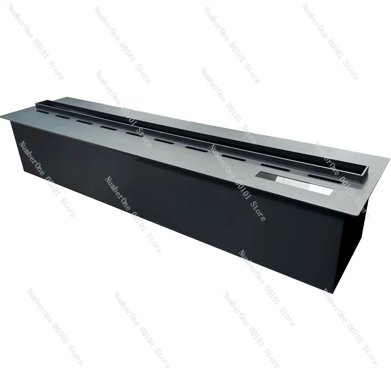 Embedded Electronic Fireplace Heater with Simulated Flame and Humidifier, TV Cabinet Decorative 3D Fogging Fireplace Insert