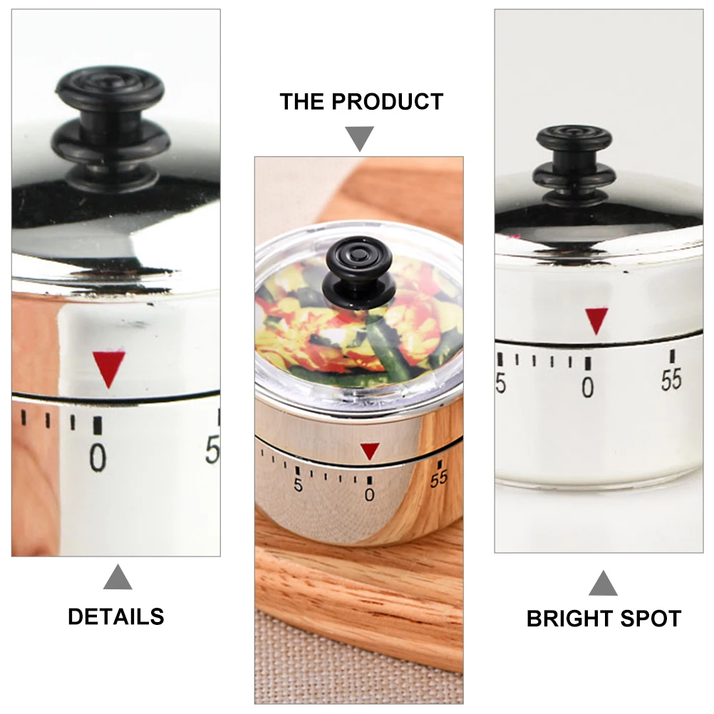 

Mechanical Timer Kitchen Plastic Animal Shape Wind up No Teaching Cooking Baking Lovely Design Durability Gift