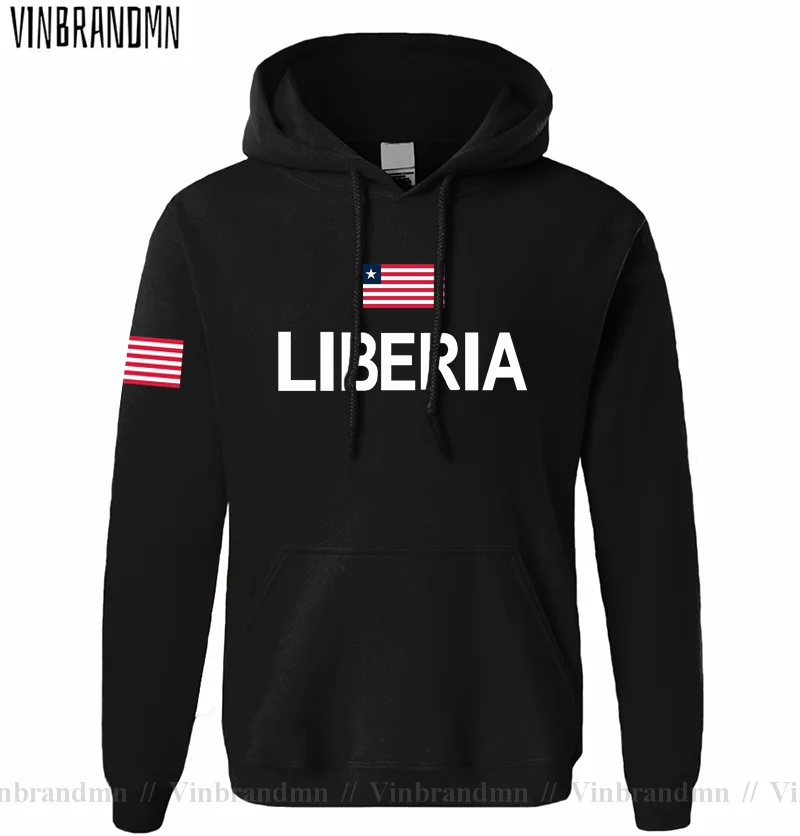 Liberia Liberian LR LBR Mens Hoodie Pullovers Hoodies Men Sweatshirt Newest Streetwear Clothing Nation Flag Sportswear Tracksuit