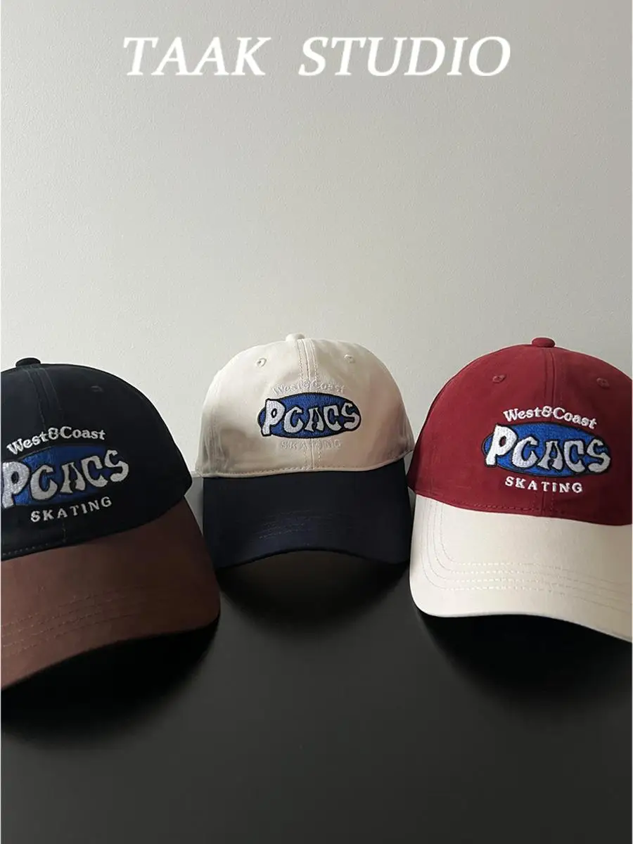 

Baseball hat female spring summer couple street show face small retro versatile sunshade cap