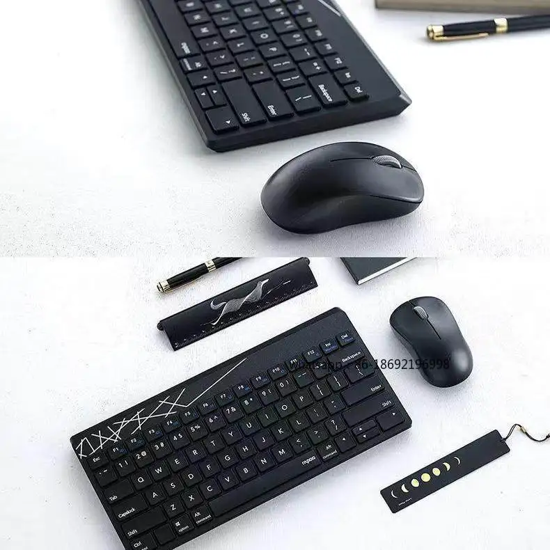 8000 Wireless Keyboard Mouse Set Computer Laptop TV Lightweight Portable Power Saving Keys and Mice Waterproof