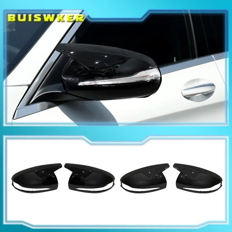 

Carbon Fiber Car Side Rearview Mirror Cover Shell for Mercedes-Benz W205 W213 X253 C E GLC GLA GLB Class