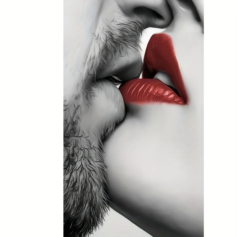 

Пазлы с изображением красных губ (500/1000/1200/2000 деталей) – семейные игры для игровой комнаты, спальни, подарки