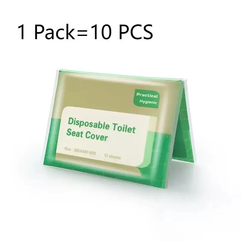 Funda desechable para asiento de inodoro, accesorio de viaje, Camping, Hotel, baño, papel Soluble en agua impermeable, 30/50/100 piezas