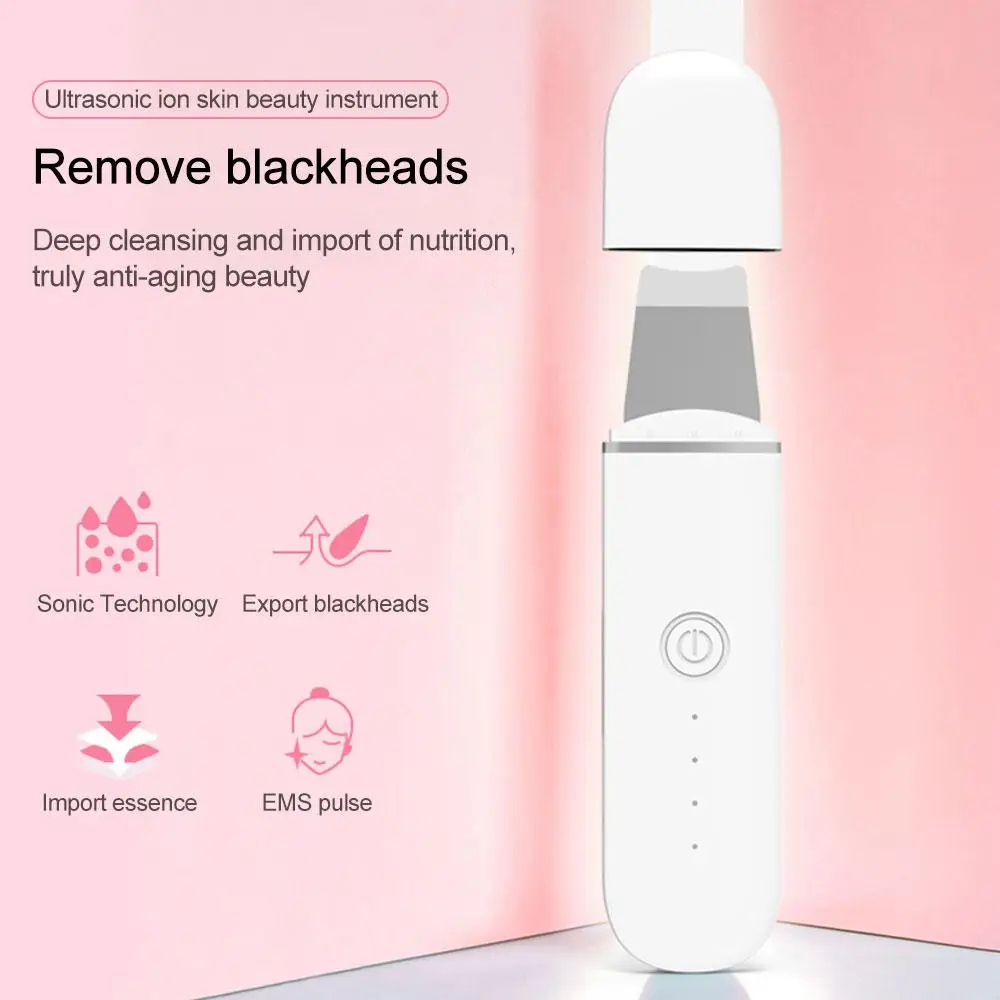 Ultrasonic Skin Scrubber Atomization Vibration Eliminate Blackheads Light And Tight Multifunctional Beauty Instrument