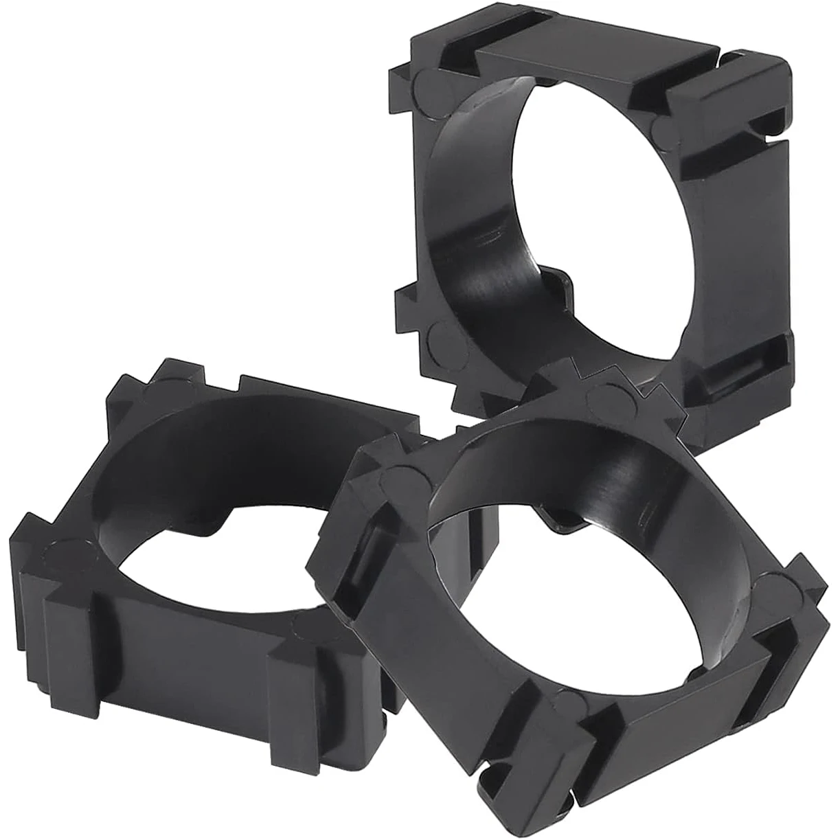 Immagine 6: 100 Pezzi Supporto per Batterie al Litio 18650, Staffa in Plastica per Pacchi Batteria, Distanziatore per Celle Cilindriche per Assemblaggio Fai-da-Te