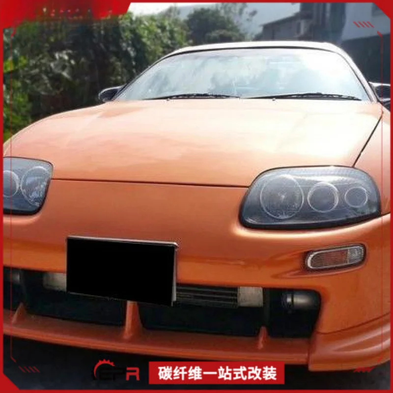 لتويوتا سوبرا MK4 (1993-1998) طقم هيكل كامل من ألياف الكربون TR-مصد أمامي/خلفي + حاجز + تنانير جانبية #1