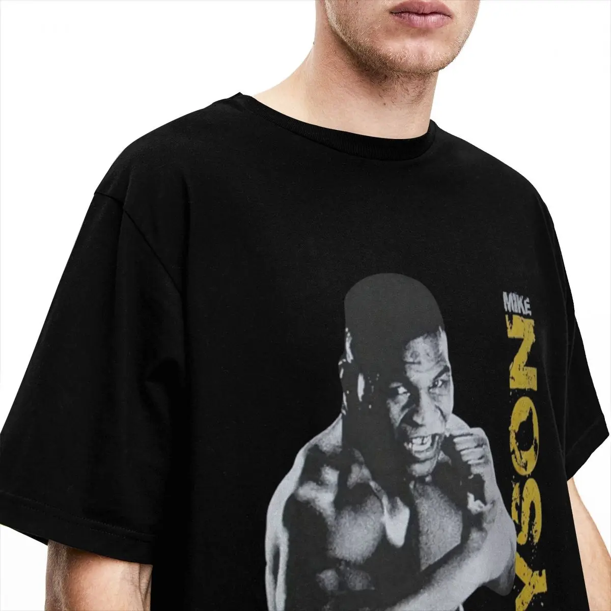 M-Mike T-Tyson T-Shirt Mens Boxer Vintage Cotton T Shirts Summer O Neck Harajuku Tee Shirt Design Oversized Clothing