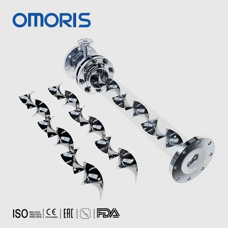 Industrial Stainless Steel Epoxy Paint Mixer with DC Motor Static Type for Continuous Tinting Energy Saving