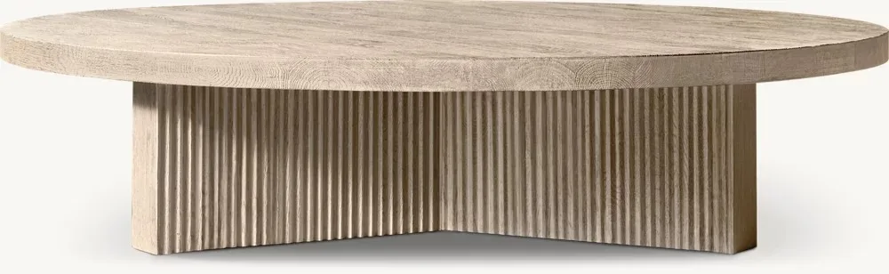 ！@Antique Elegance Italian Style Living Room Furniture Reclaimed Wood Coffee Round Tables