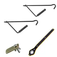 Llave de gato para coche, mango de trinquete, herramienta manual para rueda de neumático de motocicleta, llave inglesa de elevación para ahorro de trabajo, reparación de neumáticos, brazo basculante