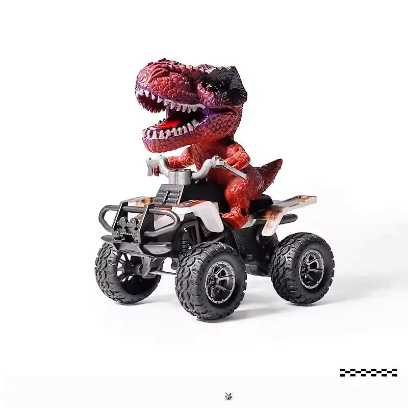 Wow t rex andando fora de estrada veículo inércia carro criativo dinossauro brinquedo decoração desktop divertido modelo movimento presente