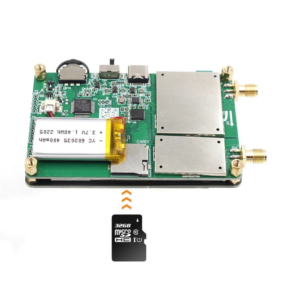 Upgraded VNA-H Vector Network Antenna Analyzer MF HF VHF UHF with SD Card Slots