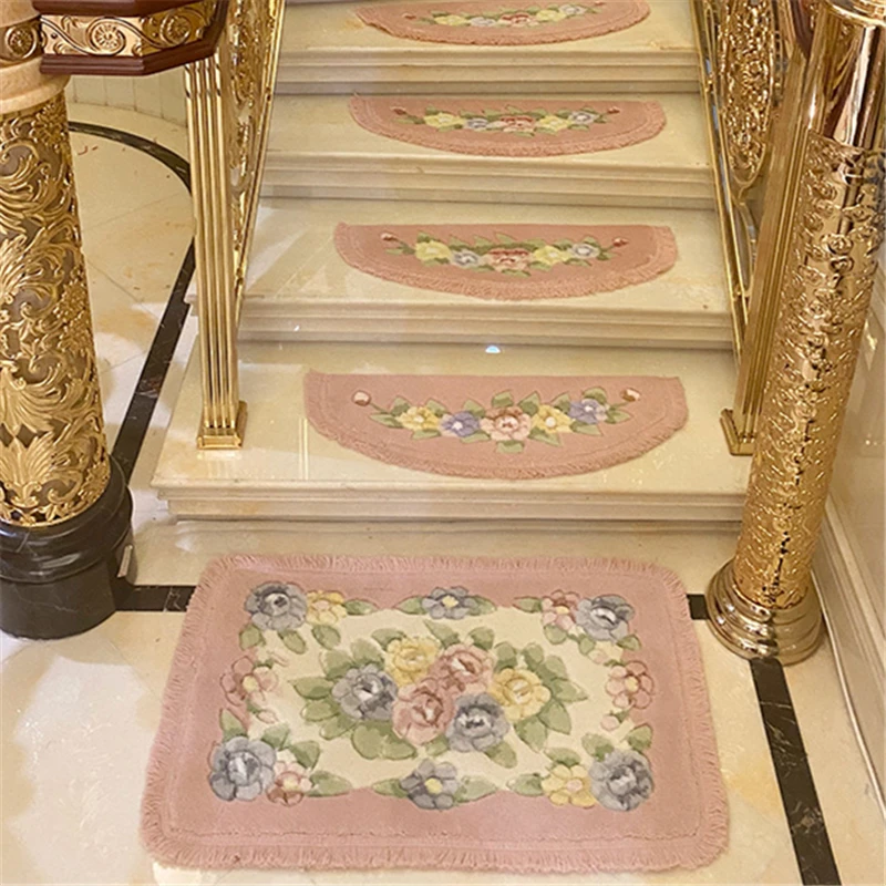 

Small Fresh Printed Pattern Home Floor Mats Bedroom Decoration Rectangular Small Carpet Bathroom Soft Anti-slip Foot Pads