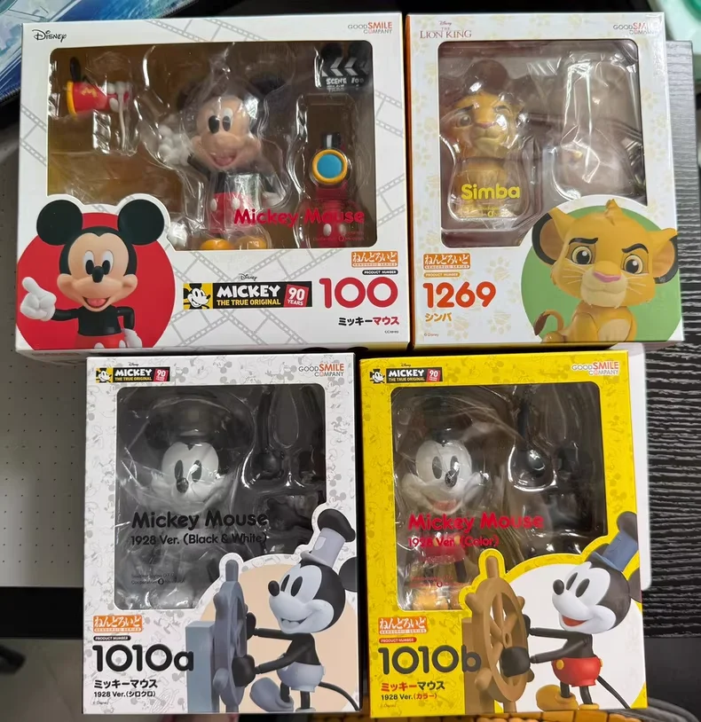 

Коллекция GSC Nendoroid Disney — Микки Маус и Король Лев Симба, оригинальные фигурки аниме, коллекционные игрушки