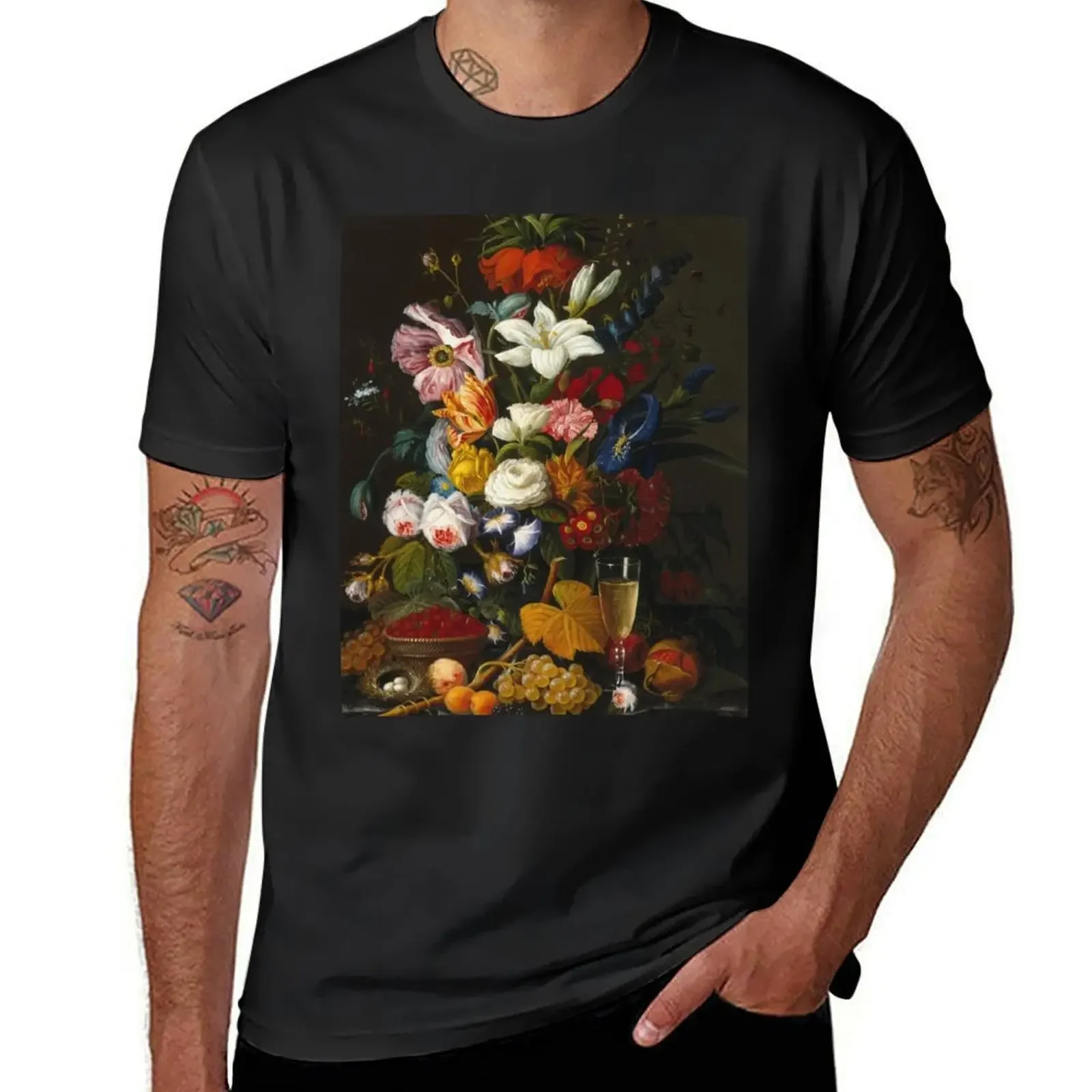 Severin Roesen - Victorian Bouquet T-Shirt hippie clothes shirts graphic customs essential t shirt compression shirt men