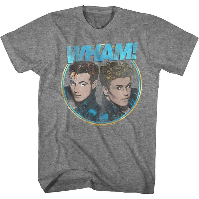 Pop Wham Band Rock Revival Heavyweight Cotton Men's Loose Short-Sleeved T-Shirt