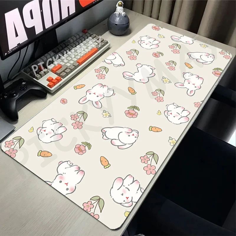 

Cute Large Gaming Mousepads Kawaii Mouse Pad Computer Mousepad Mouse Mat 90x40cm Desk Pads For PC Keyboard Mats Table Rug