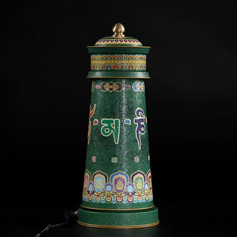 Tang Duo Kuo Luo Five Elements Prayer Wheel Electric Prayer Turner Tibetan Supplies Prayer Turner